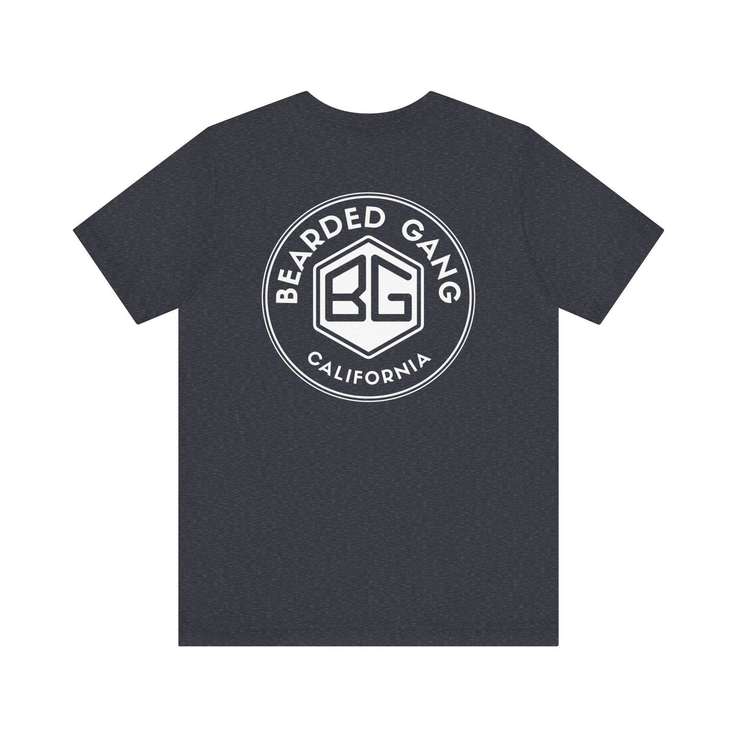 Bearded Gang California T-Shirt Round Logo