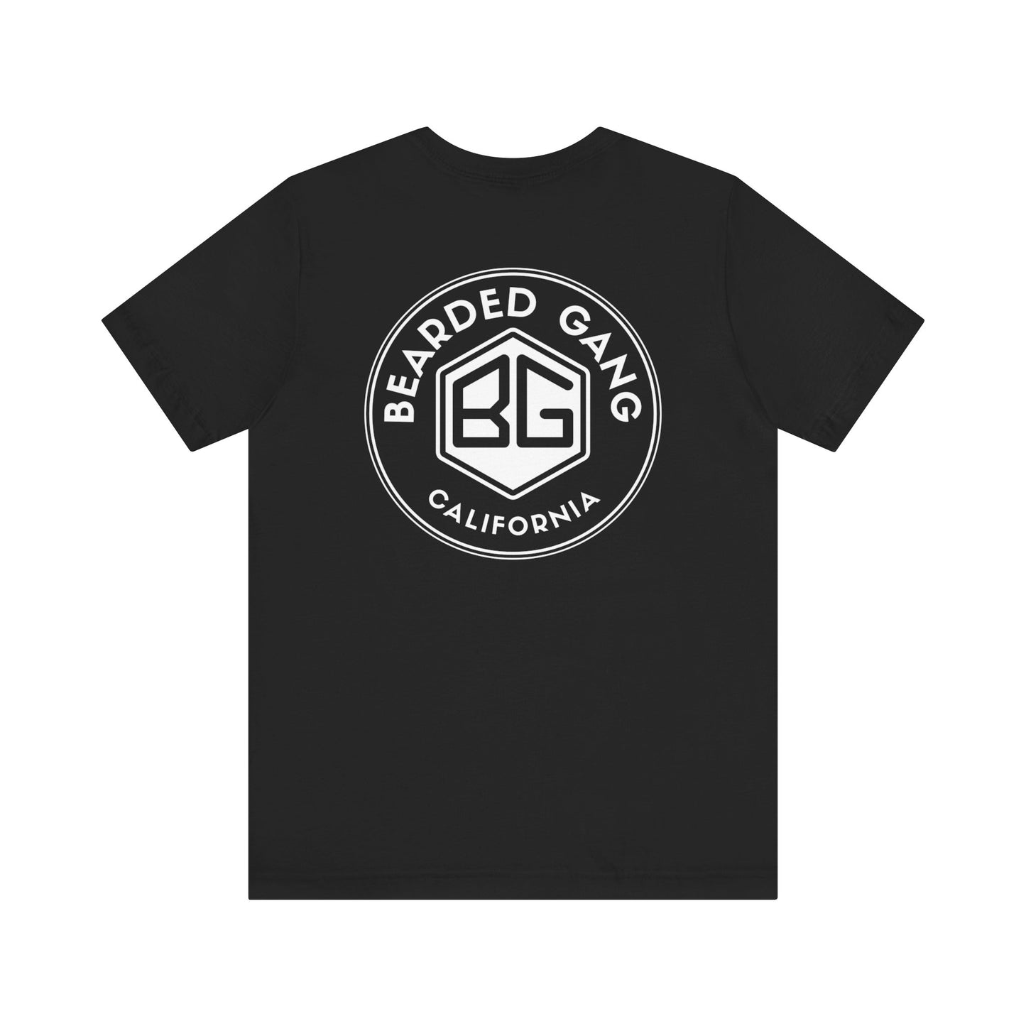 Bearded Gang California T-Shirt Round Logo