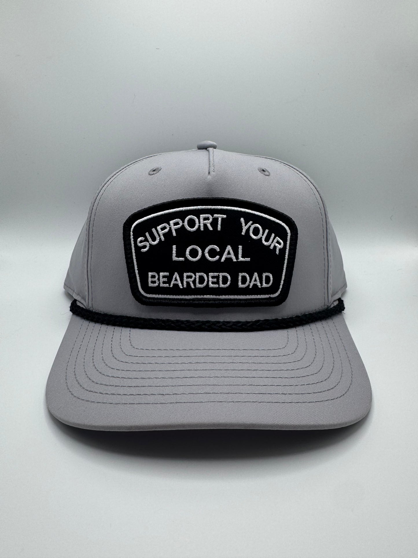 Support Your Local Bearded Dad Rope Hat