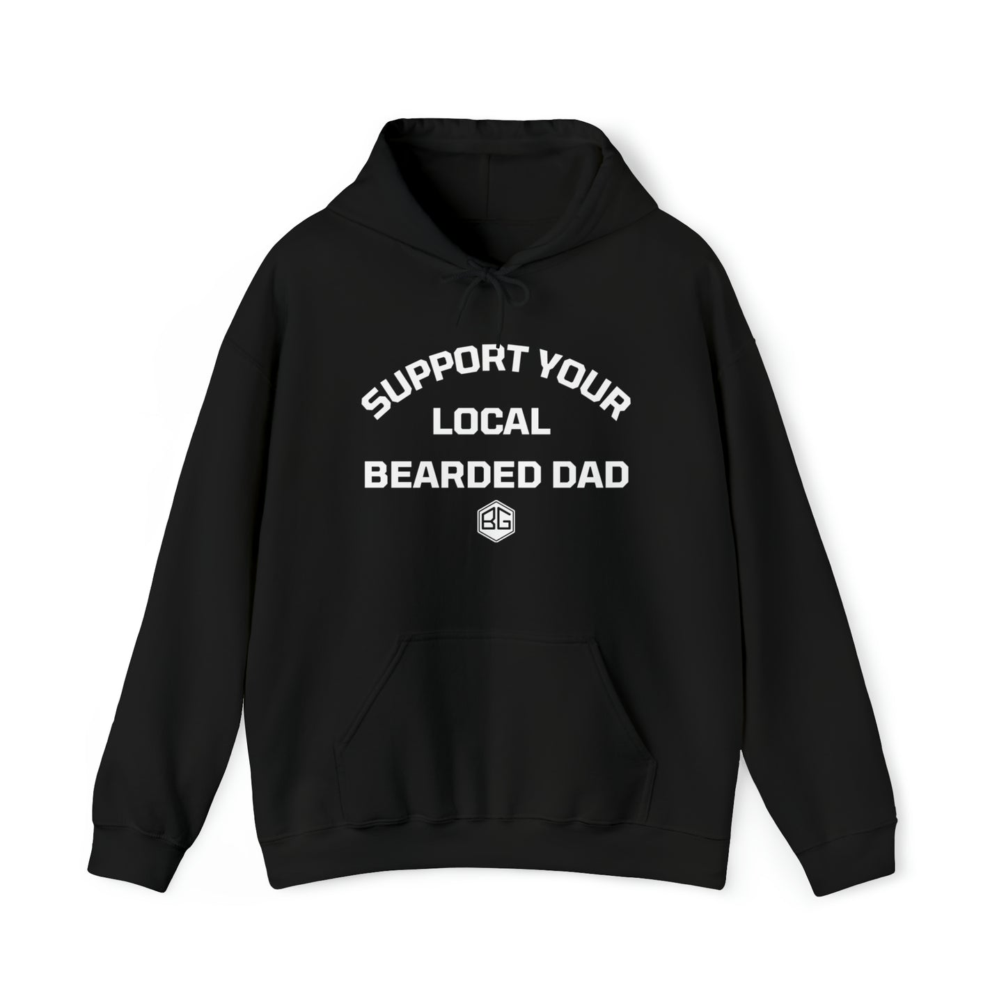 Support Your Local Bearded Dad - Hoodie