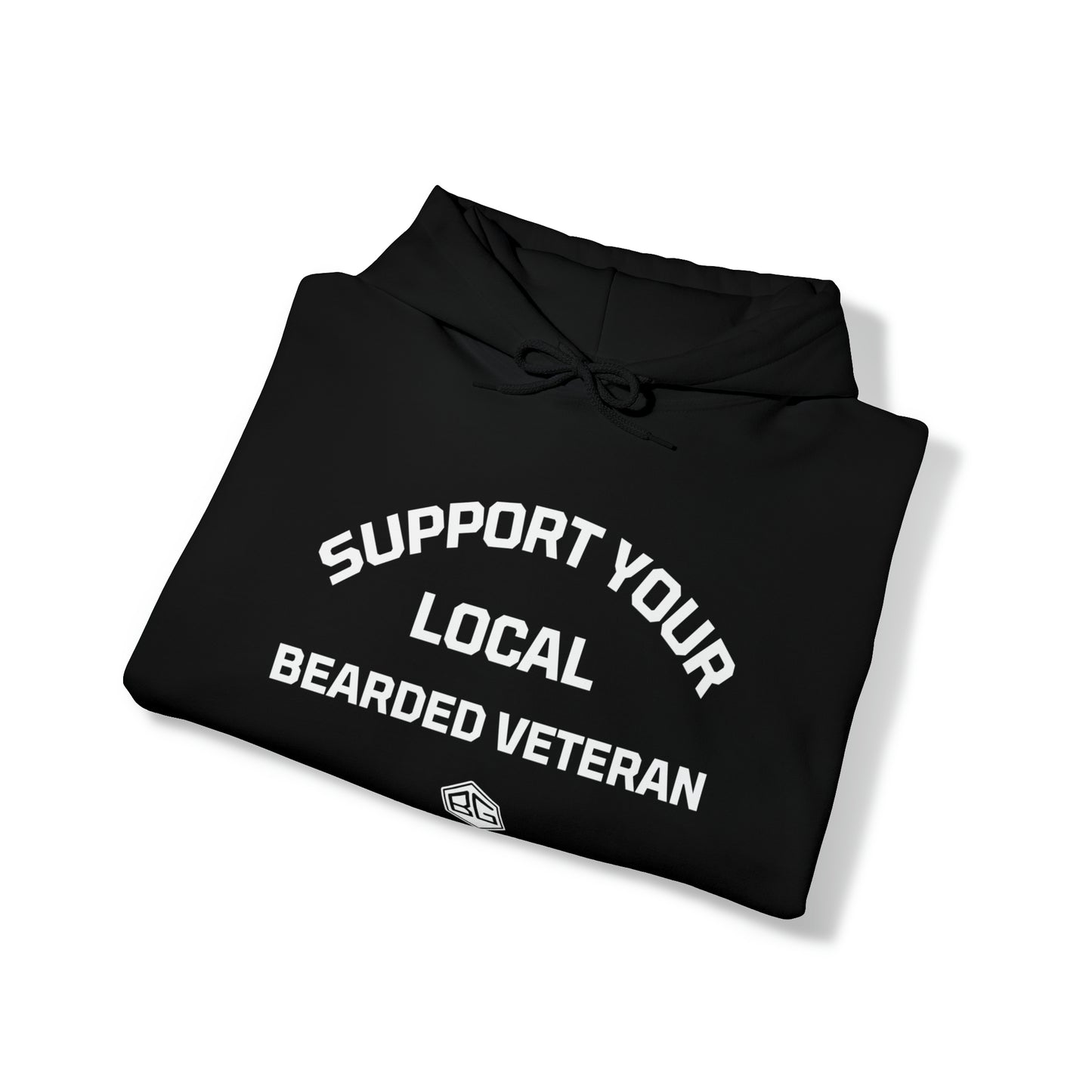 Support Your Local Bearded Veteran - Hoodie