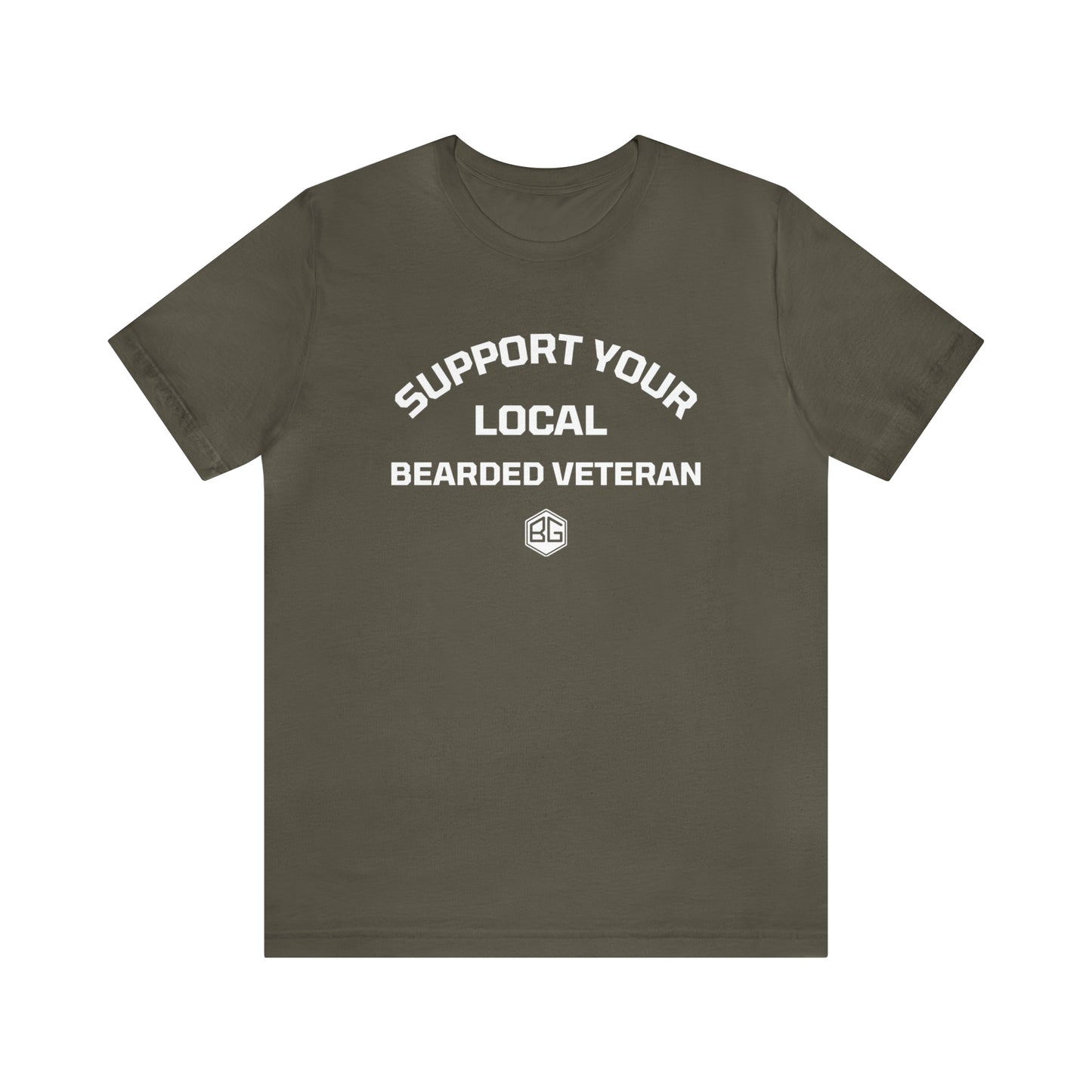 Support Your Local Bearded Veteran T-Shirt