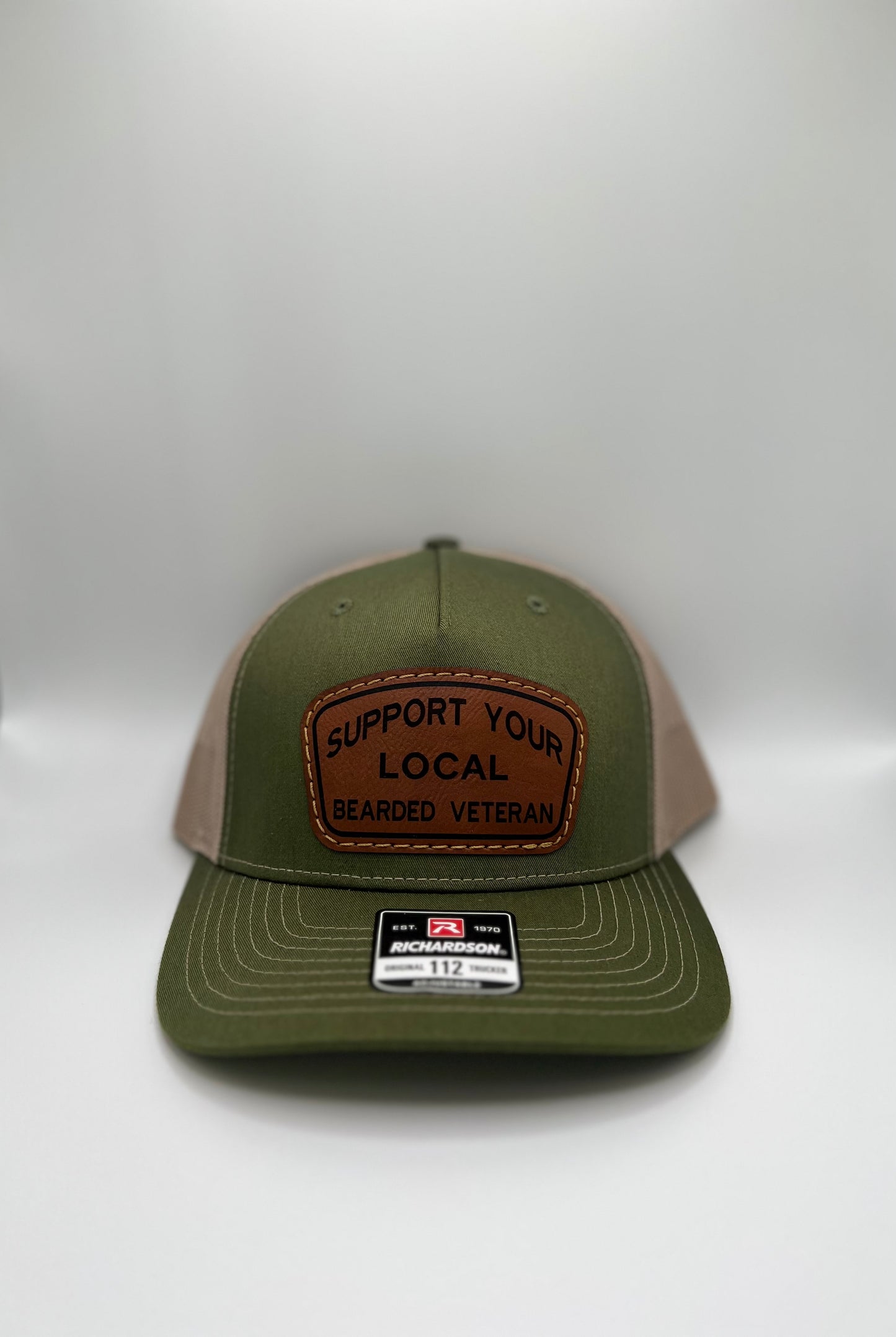 Support Your Local Bearded Veteran Hat - Curved Bill