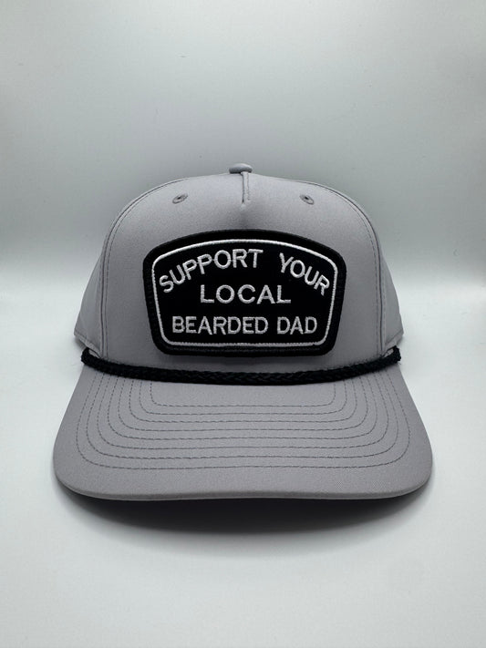 Support Your Local Bearded Dad Rope Hat